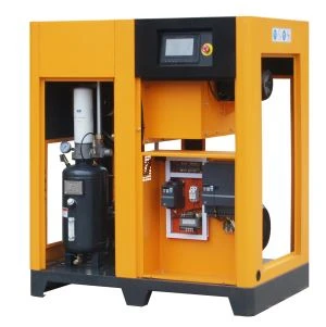 Compresor de aer cu șurub cu motor magnetic permanent